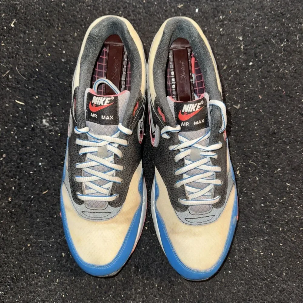 Nike Mens Air Max 1 CT1623-001 Multicolor Lace Up Low Top Sneaker Shoes Sz 8.5 - Picture 5 of 7